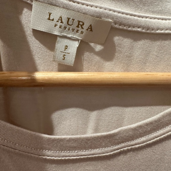 Boat Neck  Motif off white Top By Laura - Picture 3 of 4